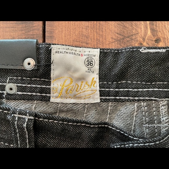 Parish Nation Men’s Black Jeans - Size 36 Waist - Picture 11 of 12